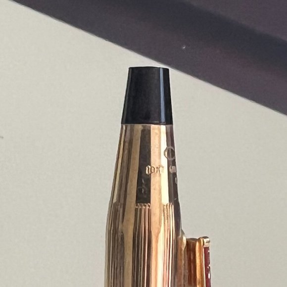 Cross Brand U.S.A. Flag Logo 10K Gold Filled Mechanical Pencil! - Picture 6 of 11